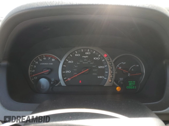 2005 Honda Pilot EX-L with VIN 5FNYF18525B038846, listed as a Copart auction lot 52600515 with 199,683 mi miles and Salvage Title. Bid and sale history available at carsss.com. Image 9.