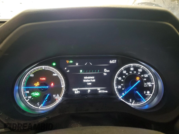 2021 Toyota Venza LE with VIN JTEAAAAH0MJ010843, listed as a Copart auction lot 53074525 with 80,733 mi miles and Salvage Title. Bid and sale history available at carsss.com. Image 9.