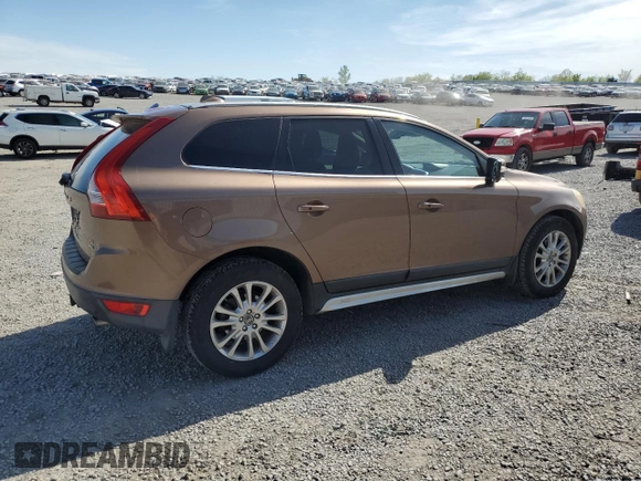 2010 Volvo XC60 3.0T with VIN YV4992DZ9A2076501, listed as a Copart auction lot 53857885 with 189,528 mi miles and Salvage title. Bid and sale history available at DreamBid. Image 3.