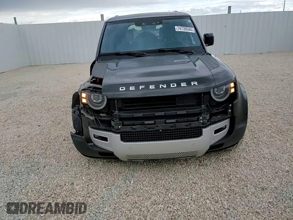 2020 Land Rover Defender HSE with VIN SALE97EU7L2016147, listed as a Copart auction lot 74739544 with 48,825 mi miles and Non repairable. Bid and sale history available at DreamBid. Image 14.