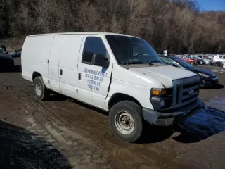 2013 Ford Econoline Cargo Commercial with VIN 1FTNS2EW3DDA17379, listed as a Copart auction lot 47025035 with Not Provided miles and Clean Title. Bid and sale history available at carsss.com. Image 4.