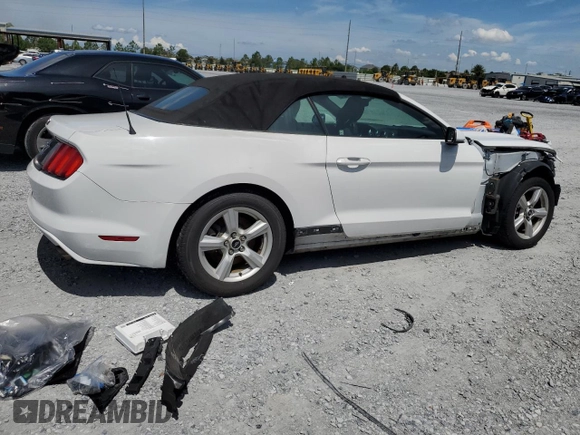 2015 Ford Mustang V6 with VIN 1FATP8EM5F5399184, listed as a Copart auction lot 59179375 with 99,374 mi miles and Salvage title. Bid and sale history available at DreamBid. Image 3.
