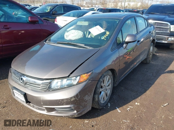 2012 Honda Civic EX with VIN 19XFB2F88CE329022, listed as a IAAI auction lot 41876218 with 105,125 mi miles and . Bid and sale history available at DreamBid. Image 19.