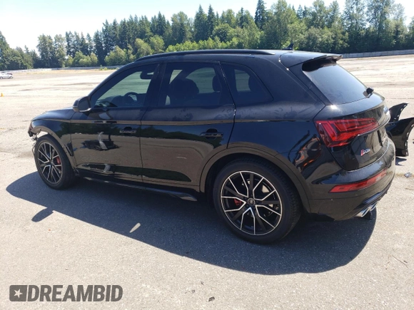 2021 Audi SQ5 Premium Plus with VIN WA1B4AFY7M2032061, listed as a Copart auction lot 59456094 with 15,309 mi miles and Salvage Title. Bid and sale history available at DreamBid. Image 2.