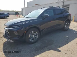 2023 Chevrolet Blazer LT with VIN 3GNKBJR47PS157100, listed as a Copart auction lot 52670025 with 9,637 mi miles and Salvage title. Bid and sale history available at DreamBid. Image 1.