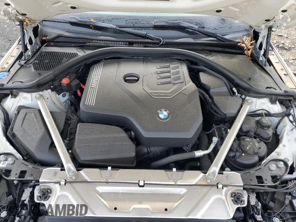 2023 BMW 4 Series 430i xDrive z VIN WBA73AP01PCM95171, wystawiony jako Copart lot #83039954 z przebiegiem 22 881 mil mil oraz Szkoda całkowita • Salvage title. Historia ofert i sprzedaży dostępna na DreamBid. Obrazek 12.