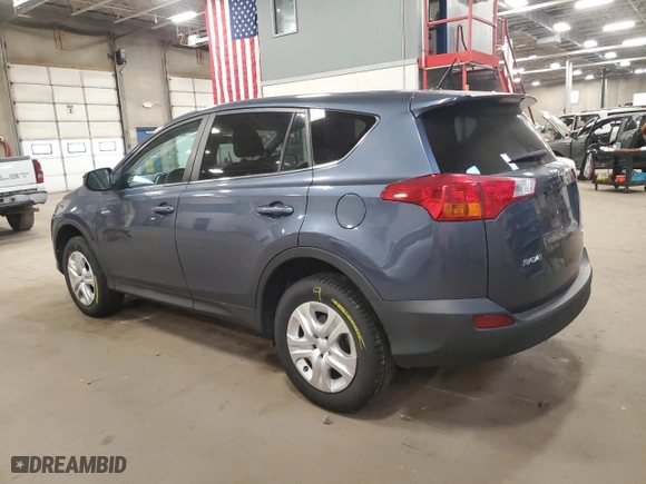 2014 Toyota RAV4 LE with VIN 2T3BFREV7EW203969, listed as a Copart auction lot 50878165 with 0 mi miles and Salvage Title. Bid and sale history available at carsss.com. Image 2.