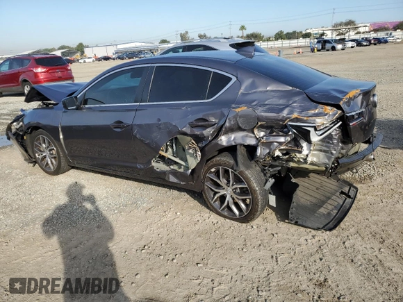 2020 Acura ILX w/Premium Pkg with VIN 19UDE2F79LA012764, listed as a Copart auction lot 45403385 with 28,512 mi miles and Salvage Title. Bid and sale history available at carsss.com. Image 2.