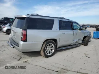 2015 GMC Yukon XL SLT with VIN 1GKS2HKC8FR650082, listed as a Copart auction lot 45049375 with 222,200 mi miles and Salvage Title. Bid and sale history available at carsss.com. Image 3.