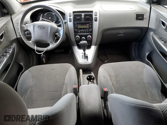 2007 Hyundai Tucson SE with VIN KM8JN12D47U665560, listed as a Copart auction lot 81152933 with 161,090 mi miles and Salvage Title. Bid and sale history available at carsss.com. Image 8.