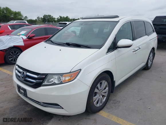 2016 Honda Odyssey EX-L with VIN 5FNRL5H68GB112223, listed as a IAAI auction lot 42056616 with 126,285 mi miles. Bid and sale history available at carsss.com. Image 18.