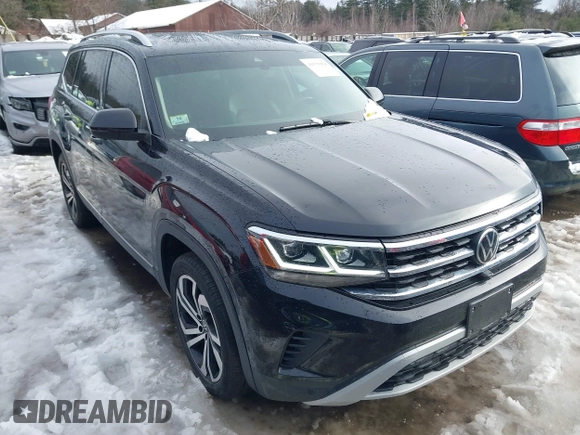 2021 Volkswagen Atlas SEL Premium z VIN 1V2TR2CA2MC588943, wystawiony jako IAAI lot #41558964 z przebiegiem 62 182 mil mil oraz . Historia ofert i sprzedaży dostępna na DreamBid. Obrazek 1.