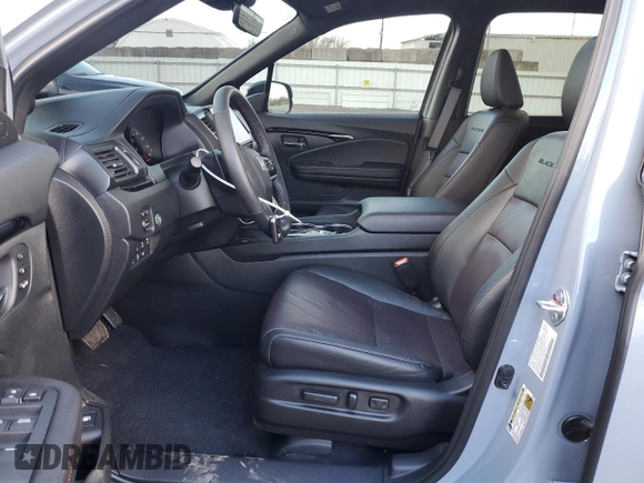 2024 Honda Ridgeline Black Edition with VIN 5FPYK3F84RB012962, listed as a Copart auction lot 84956794 with 5,092 mi miles and Salvage title. Bid and sale history available at DreamBid. Image 7.