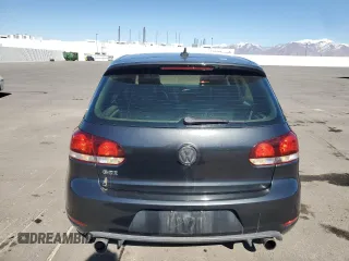 2012 Volkswagen GTI w/Sunroof & Navi PZEV with VIN WVWGD7AJXCW184013, listed as a Copart auction lot 45734775 with 107,007 mi miles and Salvage title. Bid and sale history available at DreamBid. Image 6.