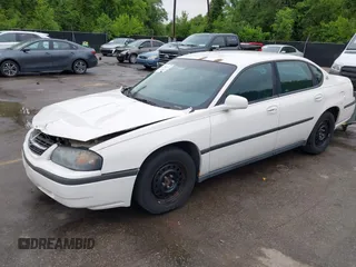 2003 Chevrolet Impala z VIN 2G1WF52E039383388, wystawiony jako IAAI lot #42292147 z przebiegiem 162 382 mil mil oraz . Historia ofert i sprzedaży dostępna na DreamBid. Obrazek 2.