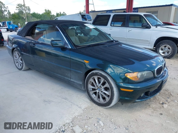 2004 BMW 3 Series 330Ci with VIN WBABW534X4PJ96252, listed as a IAAI auction lot 41893165 with 69,613 mi miles and . Bid and sale history available at carsss.com. Image 1.
