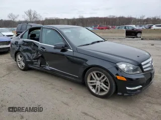 2013 Mercedes-Benz C 300 Sport with VIN WDDGF8AB0DR283941, listed as a Copart auction lot 52590685 with 55,016 mi miles and Salvage Title. Bid and sale history available at DreamBid. Image 4.