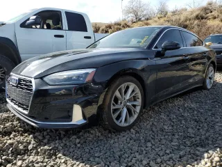 2020 Audi A5 Sportback Premium with VIN WAUANCF50LA006340, listed as a Copart auction lot 43454424 with 70,748 mi miles. Bid and sale history available at carsss.com. Image 1.