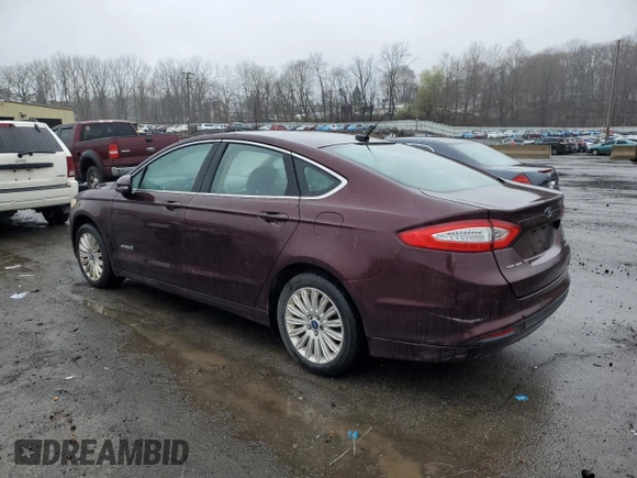 2013 Ford Fusion SE Hybrid with VIN 3FA6P0LU8DR168209, listed as a Copart auction lot 51796085 with Not Provided miles and Clean Title. Bid and sale history available at DreamBid. Image 2.