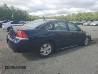 2012 Chevrolet Impala LS Retail with VIN 2G1WA5E31C1165743, listed as a Copart auction lot 58121325 with Not provided miles and Salvage title. Bid and sale history available at DreamBid. Image 3.