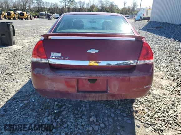 2009 Chevrolet Impala LT with VIN 2G1WT57N291306739, listed as a Copart auction lot 48890465 with 218,041 mi miles and Salvage Title. Bid and sale history available at DreamBid. Image 6.
