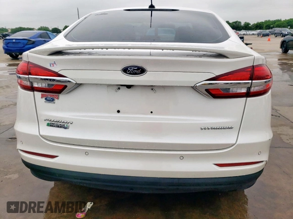 2019 Ford Fusion Titanium with VIN 3FA6P0SU7KR208701, listed as a Copart auction lot 54910895 with 114,991 mi miles and Salvage title. Bid and sale history available at DreamBid. Image 6.