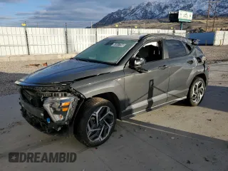 2024 Hyundai Kona N Line with VIN KM8HACA38RU087433, listed as a Copart auction lot 87017794 with 63,649 mi miles and Non Repairable. Bid and sale history available at carsss.com. Image 1.