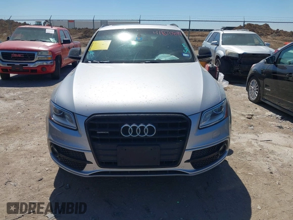 2016 Audi Q5 Premium Plus with VIN WA1D7AFP2GA074204, listed as a IAAI auction lot 41870899 with 90,579 mi miles. Bid and sale history available at carsss.com. Image 12.