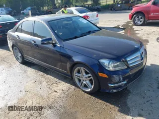 2013 Mercedes-Benz C-Class C 250 Sport with VIN WDDGF4HB9DR264495, listed as a IAAI auction lot 41974131 with 136,490 mi miles. Bid and sale history available at carsss.com. Image 1.
