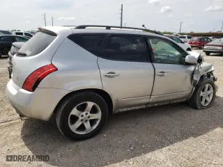 2003 Nissan Murano SL with VIN JN8AZ08T83W100636, listed as a Copart auction lot 72192504 with 0 mi miles and Salvage Title. Bid and sale history available at carsss.com. Image 3.