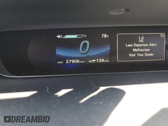 2020 Toyota Mirai z VIN JTDBVRBD7LA008027, wystawiony jako Copart lot #55421815 z przebiegiem 27 906 mil mil oraz Szkoda całkowita • Salvage title. Historia ofert i sprzedaży dostępna na DreamBid. Obrazek 9.