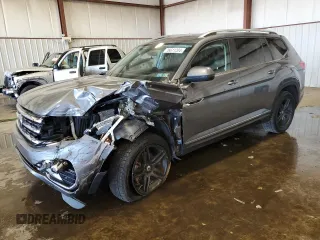 2021 Volkswagen Atlas SEL R-Line z VIN 1V2SR2CA8MC564688, wystawiony jako Copart lot #76611204 z przebiegiem 50 245 mil mil oraz Szkoda całkowita • Salvage title. Historia ofert i sprzedaży dostępna na DreamBid. Obrazek 1.