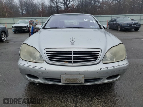 2001 Mercedes-Benz S-Class with VIN WDBNG75J11A191756, listed as a Copart auction lot 86551024 with 0 mi miles and Clean Title. Bid and sale history available at carsss.com. Image 5.