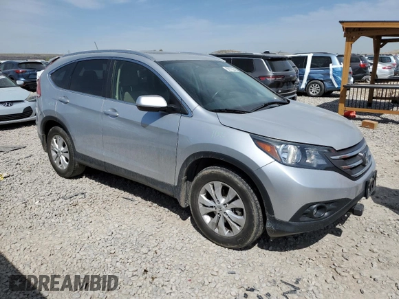 2012 Honda CR-V EX-L with VIN JHLRM4H73CC007681, listed as a Copart auction lot 52778245 with 129,141 mi miles and Salvage Title. Bid and sale history available at carsss.com. Image 4.