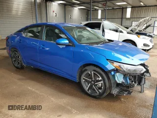 2025 Nissan Sentra SV z VIN 3N1AB8CV6SY299753, wystawiony jako Copart lot #59432515 z przebiegiem 3 052 mil mil oraz Czysty tytuł • Clean title. Historia ofert i sprzedaży dostępna na DreamBid. Obrazek 4.
