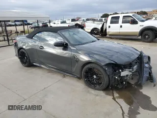 2023 BMW M4 Competition xDrive with VIN WBS33BA05PCL66519, listed as a Copart auction lot 86104494 with 11,460 mi miles and Salvage Title. Bid and sale history available at carsss.com. Image 4.