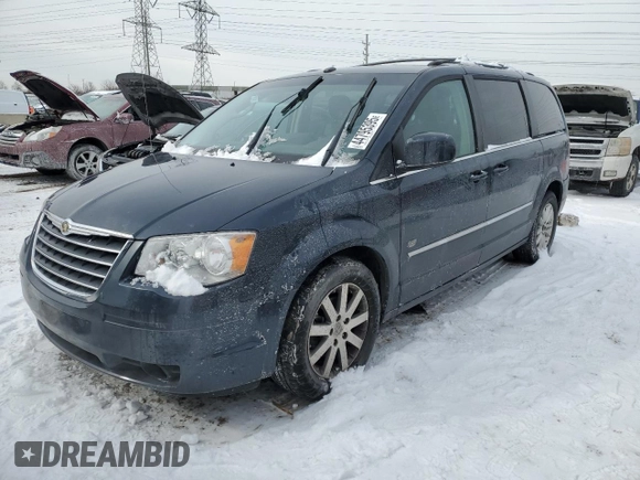 2009 Chrysler Town & Country Touring with VIN 2A8HR54X79R645544, listed as a Copart auction lot 44795395 with 132,044 mi miles and Salvage Title. Bid and sale history available at DreamBid. Image 1.