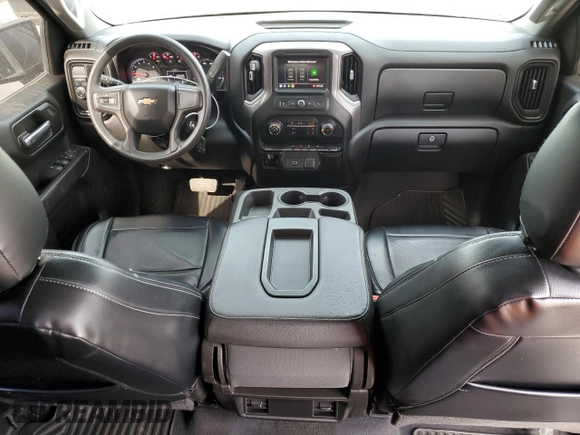 2020 Chevrolet Silverado 1500 Custom with VIN 1GCPWBEH9LZ175287, listed as a Copart auction lot 46489055 with 59,388 mi miles and Salvage Title. Bid and sale history available at carsss.com. Image 8.