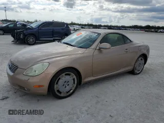 2005 Lexus SC with VIN JTHFN48Y250063300, listed as a Copart auction lot 43826295 with Not Provided miles and Non Repairable. Bid and sale history available at carsss.com. Image 1.