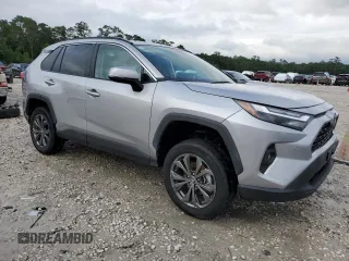 2024 Toyota RAV4 Hybrid XLE Premium with VIN 4T3B6RFV8RU162725, listed as a Copart auction lot 53995045 with 7,293 mi miles and Salvage Title. Bid and sale history available at carsss.com. Image 4.