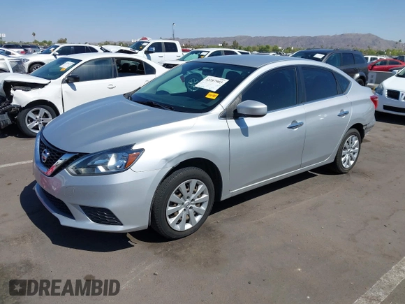 2017 Nissan Sentra S z VIN 3N1AB7AP9HY277592, wystawiony jako IAAI lot #42287903 z przebiegiem 186 876 mil mil oraz . Historia ofert i sprzedaży dostępna na DreamBid. Obrazek 2.