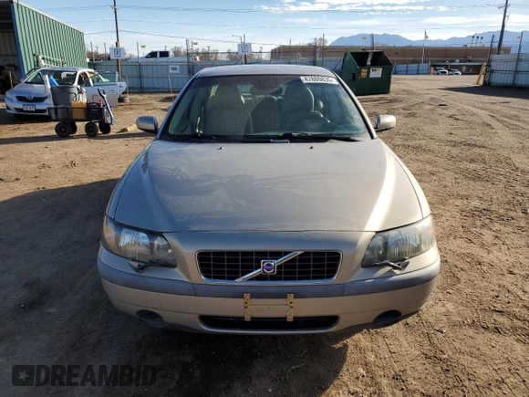 2004 Volvo S60 with VIN YV1RS61T042421282, listed as a Copart auction lot 47800835 with 181,255 mi miles and Clean Title. Bid and sale history available at carsss.com. Image 5.