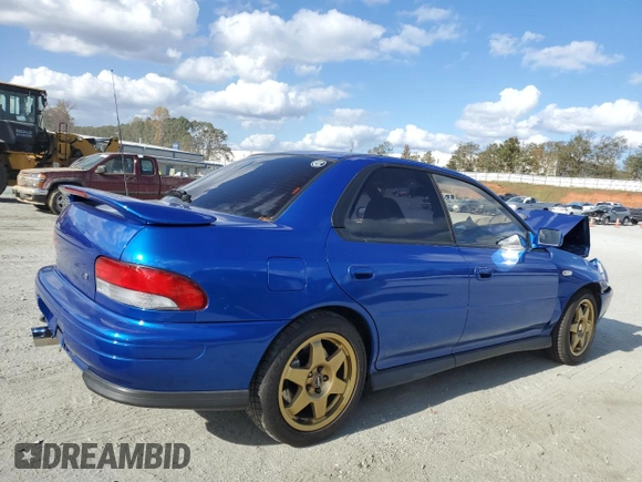 1995 Subaru Impreza with VIN GC8033268, listed as a Copart auction lot 78610504 with 124,167 mi miles and Clean title. Bid and sale history available at DreamBid. Image 3.