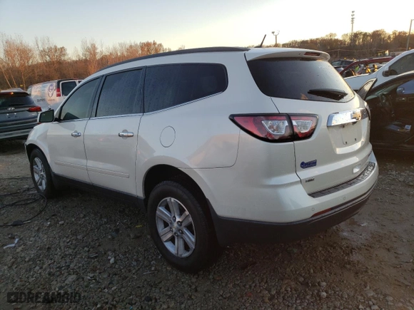 2013 Chevrolet Traverse LT with VIN 1GNKVJKD6DJ219858, listed as a Copart auction lot 80278874 with 133,963 mi miles and Salvage Title. Bid and sale history available at carsss.com. Image 2.