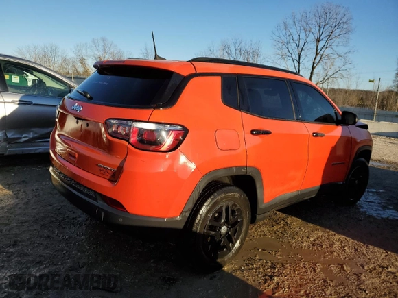 2018 Jeep Compass Sport with VIN 3C4NJCAB4JT226759, listed as a Copart auction lot 42309465 with 121,436 mi miles and Non repairable. Bid and sale history available at DreamBid. Image 3.