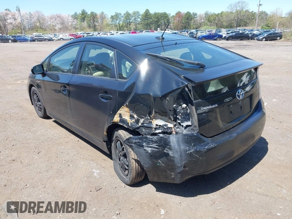 2013 Toyota Prius One with VIN JTDKN3DU3D5615711, listed as a IAAI auction lot 42119419 with 222,734 mi miles. Bid and sale history available at carsss.com. Image 3.