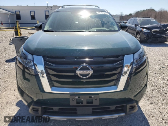 2023 Nissan Pathfinder Platinum z VIN 5N1DR3DH4PC200280, wystawiony jako Copart lot #48794295 z przebiegiem 44 240 mil mil oraz Szkoda całkowita • Salvage title. Historia ofert i sprzedaży dostępna na DreamBid. Obrazek 5.