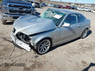 2002 BMW 3 Series 330Ci with VIN WBABN53422JU26630, listed as a IAAI auction lot 41417881 with 104,424 mi miles and . Bid and sale history available at carsss.com. Image 2.