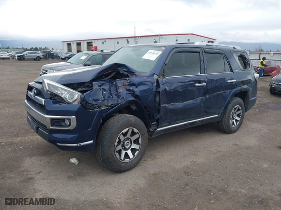 2017 Toyota 4Runner SR5 with VIN JTEBU5JR2H5443347, listed as a IAAI auction lot 41914439 with 96,631 mi miles. Bid and sale history available at carsss.com. Image 2.