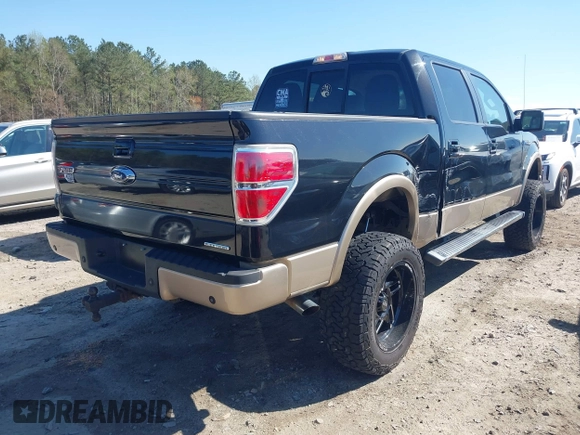2012 Ford F-150 XL with VIN 1FTFW1CF3CFC38487, listed as a IAAI auction lot 41876290 with 152,508 mi miles. Bid and sale history available at carsss.com. Image 4.